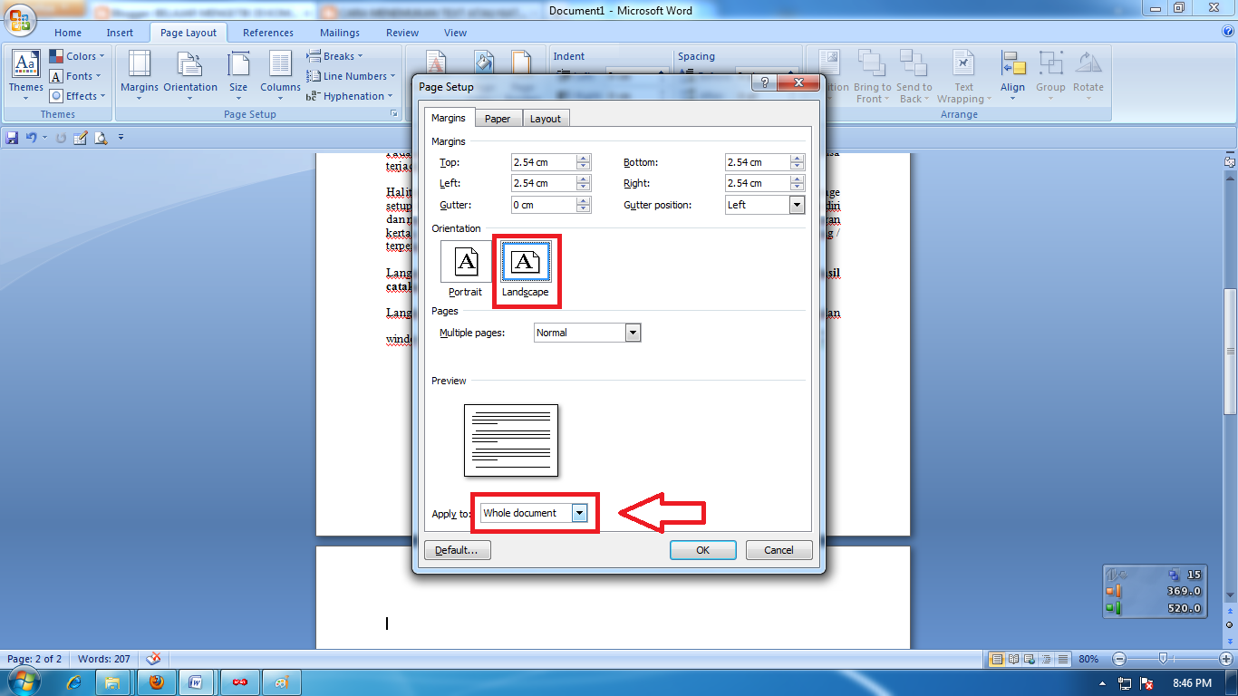 Microsoft Word Page Layout. Word Page Layout. Word limited